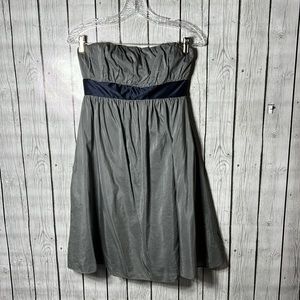 Gap strapless silk blend dress size 4